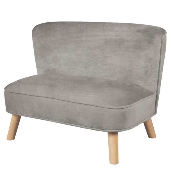 Sofá infantil roba gris plata