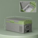 Refrigerador de coche con compresor eléctrico de 16,3 L, 12/24 V, 60 W máx - Imagen 3