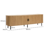 Mueble de TV con 2 puertas correderas UH10877 - Imagen 5